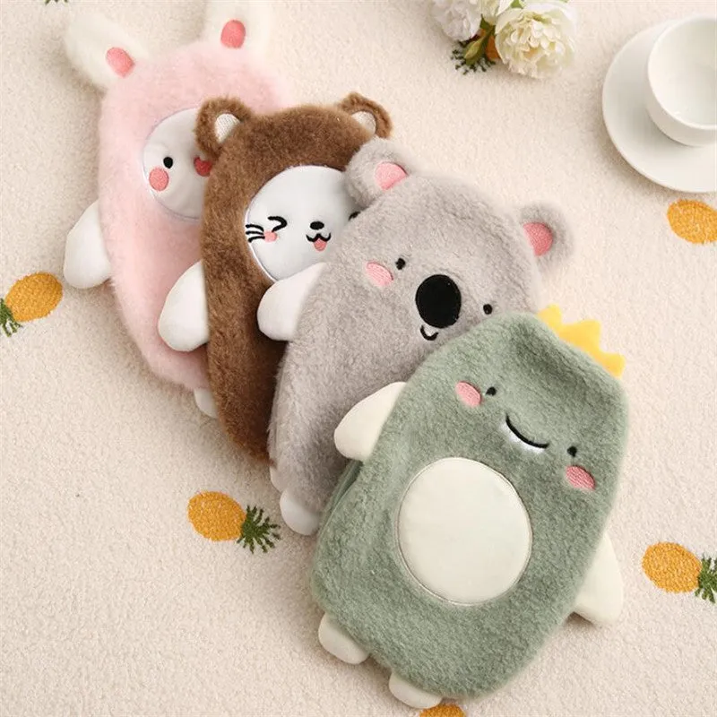 Pastel Animal Friends Portable Hot Water Bottle