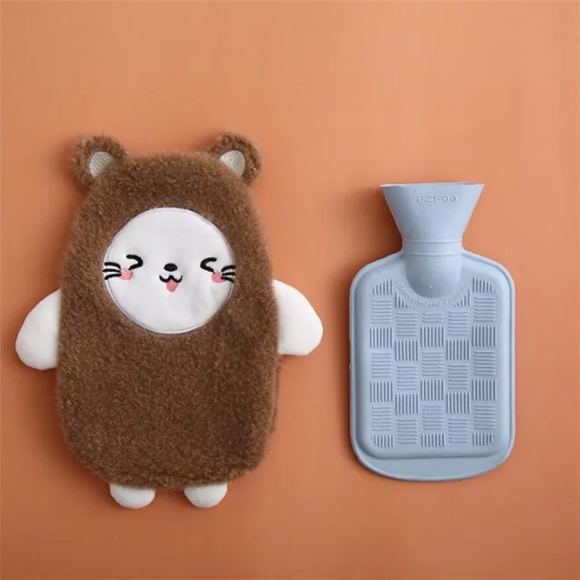 Pastel Animal Friends Portable Hot Water Bottle