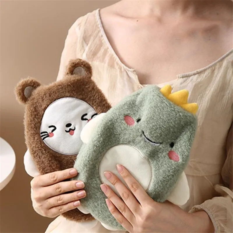 Pastel Animal Friends Portable Hot Water Bottle