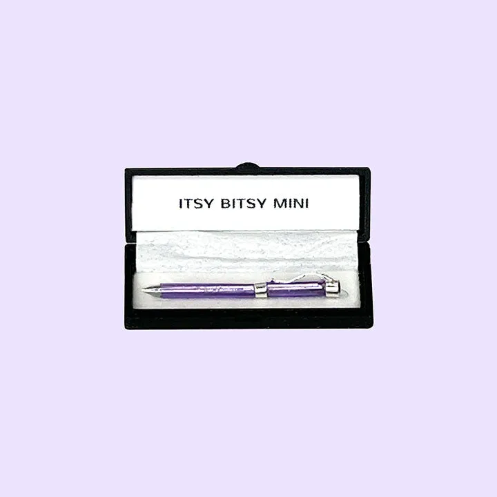 Pen in Black Gift Box - Dollhouse Miniature - 1:12