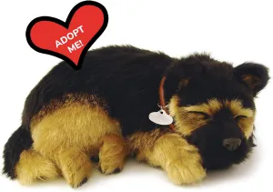 Perfect Petzzz - Original Petzzz German Shepherd, Realistic, Lifelike Stuffed Interactive Pet Toy, Companion Pet with 100% Handcrafted Synthetic Fur
