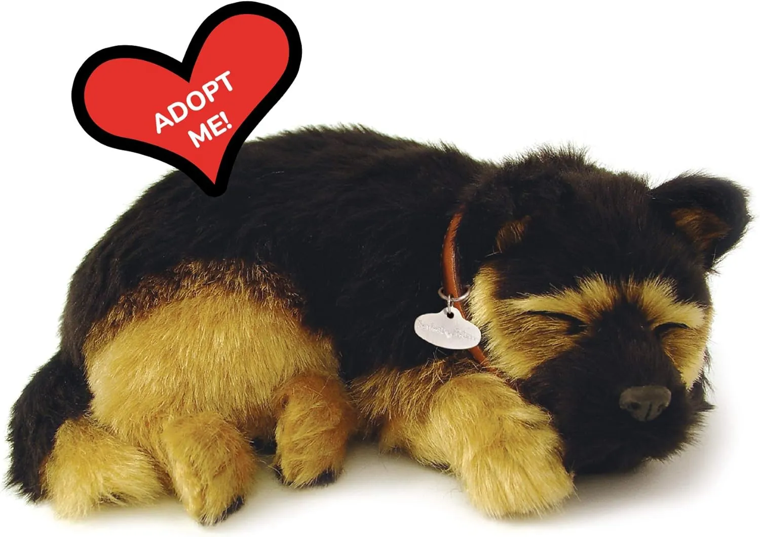 Perfect Petzzz - Original Petzzz German Shepherd, Realistic, Lifelike Stuffed Interactive Pet Toy, Companion Pet with 100% Handcrafted Synthetic Fur