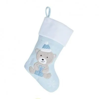 Personalised Fluffy Teddy Bear Stocking
