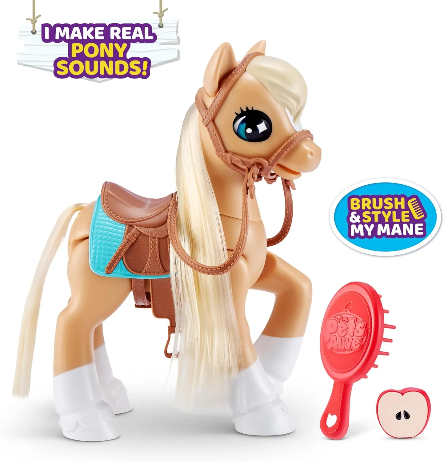 Pets Alive My Magical Pony and Stable Battery Powered Interactive Robotic Toy Playset by ZURU