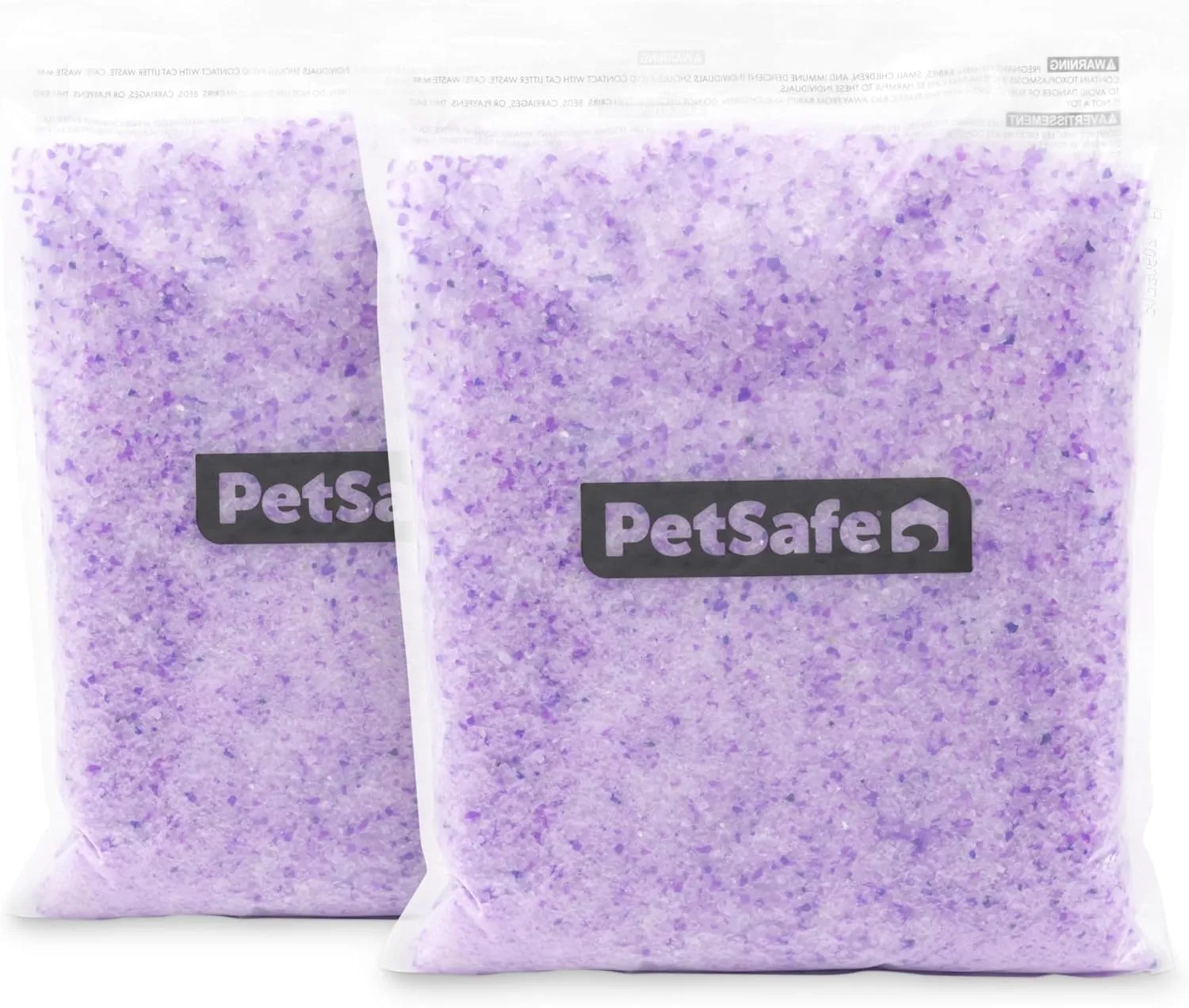 PetSafe ScoopFree Premium Crystal Cat Litter - Outperforms Clay Litter - Less Tracking, Dust for A Fresh Home - Non-Clumping - Two 4.3 lb Bags of Litter (8.6 lb Total) - Lavender