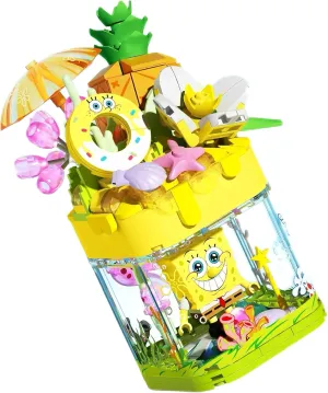 Pineapple Lemon Building Blocks Set Series with Lights for Boys and Girls Teenagers Adults Best Toys