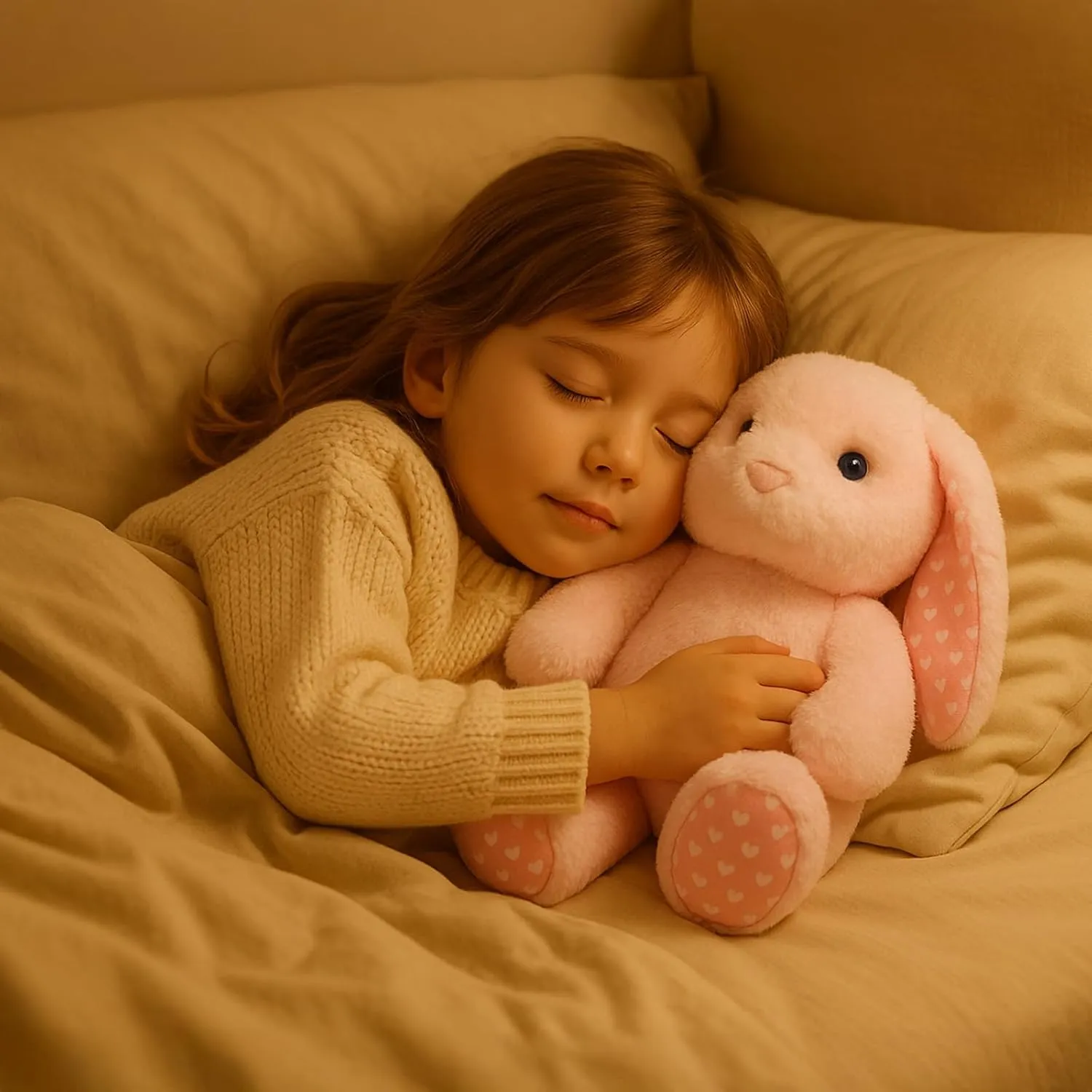 Pink Rabbit Bunny Stuffed Animal Plush Toy for Kids, Boys, Girls, Babies - Perfect Birthday, Easter, and Christmas Bedtime Gift
