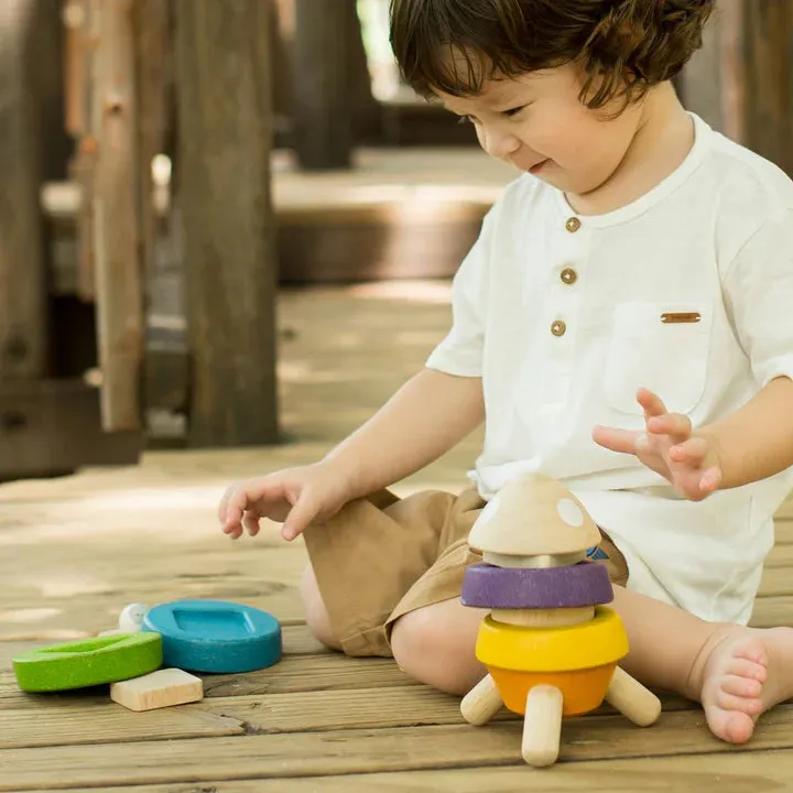 PlanToys Stacking Rocket