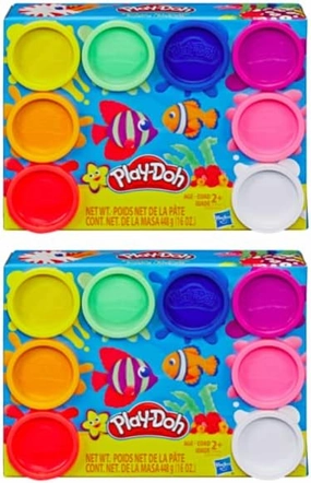 Play-Doh Rainbow | 8 Pack Bundle | 2-8 Packs of Rainbow Compound | Gift Set |