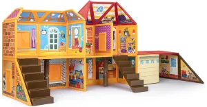 Playmags Magnetic Tiles Building Set, Dollhouse Pretend Play Toy, Creativity and Educational Magnet Blocks Stem Toys, Imaginative Birthday Gift for Kids Ages 3 