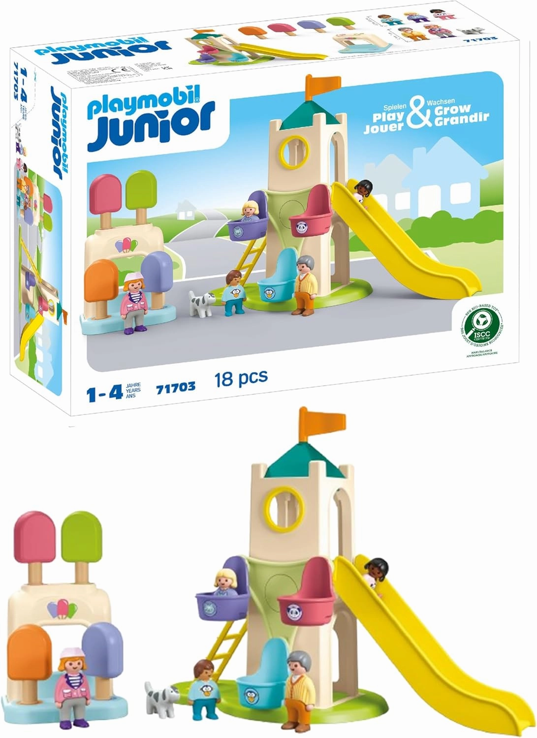 Playmobil Junior: Adventure Tower with Ice Cream Booth