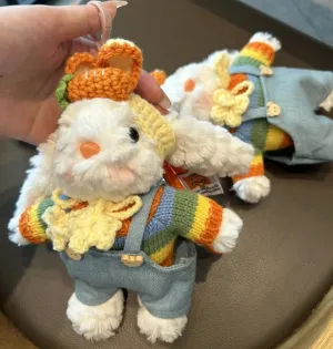 Plush Cute Bunny Keychain Pendant – Soft Rabbit Plush Doll, Cartoon Bag Charm, Perfect Gift for Girlfriend(21031)