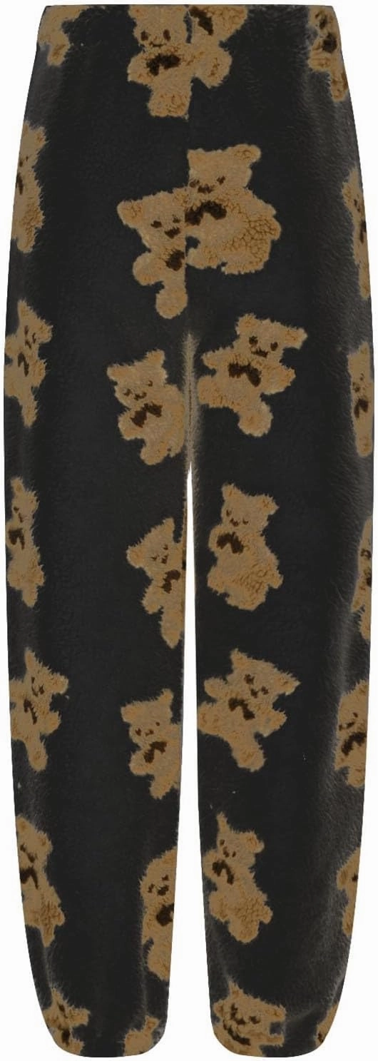 Plush Fleece Pajama Pants Women Fuzzy Soft Pjs Bottoms Pants Womens Winter Warm Fluffy Pj Pajama Pants