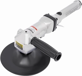 Pneumatic 7-inch Air Angle Sander,4500RPM Heavy Duty Air Sander, Handy Sander Grinder Polishing Machine Power Tools for Floors Stones Cars Ships Motorcycles