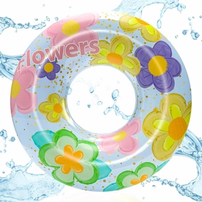 Pool Floats Rings for Adults – Fun Swimming Pool Ring for Pool Parties, Beach, and Outdoor Activities with Pool Floats Tube (Single Pack)