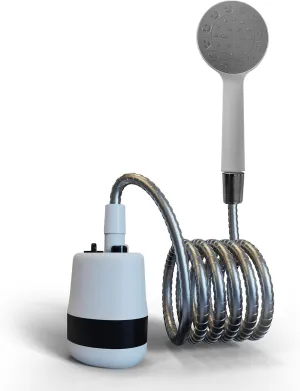 Portable Shower Camping Shower Handheld Electric Shower Battery Powered Compact Handheld Reable Camping Showerhead