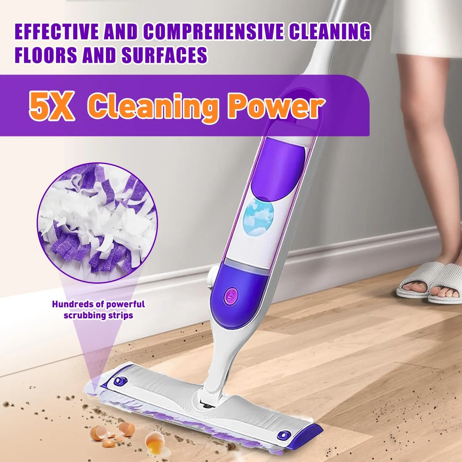 Power Mop Pads Refills for Swiffer PowerMop Multi-Surface Mopping Pad Disposable Replacement Mop Refill Pads Compatible with Swiffer PowerMop,Safe on All Finished Floors 20 Count.