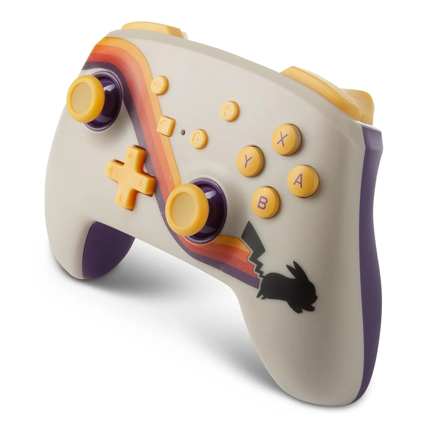 PowerA Enhanced Wireless Controller for Nintendo Switch Pokemon Pikachu Retro - White