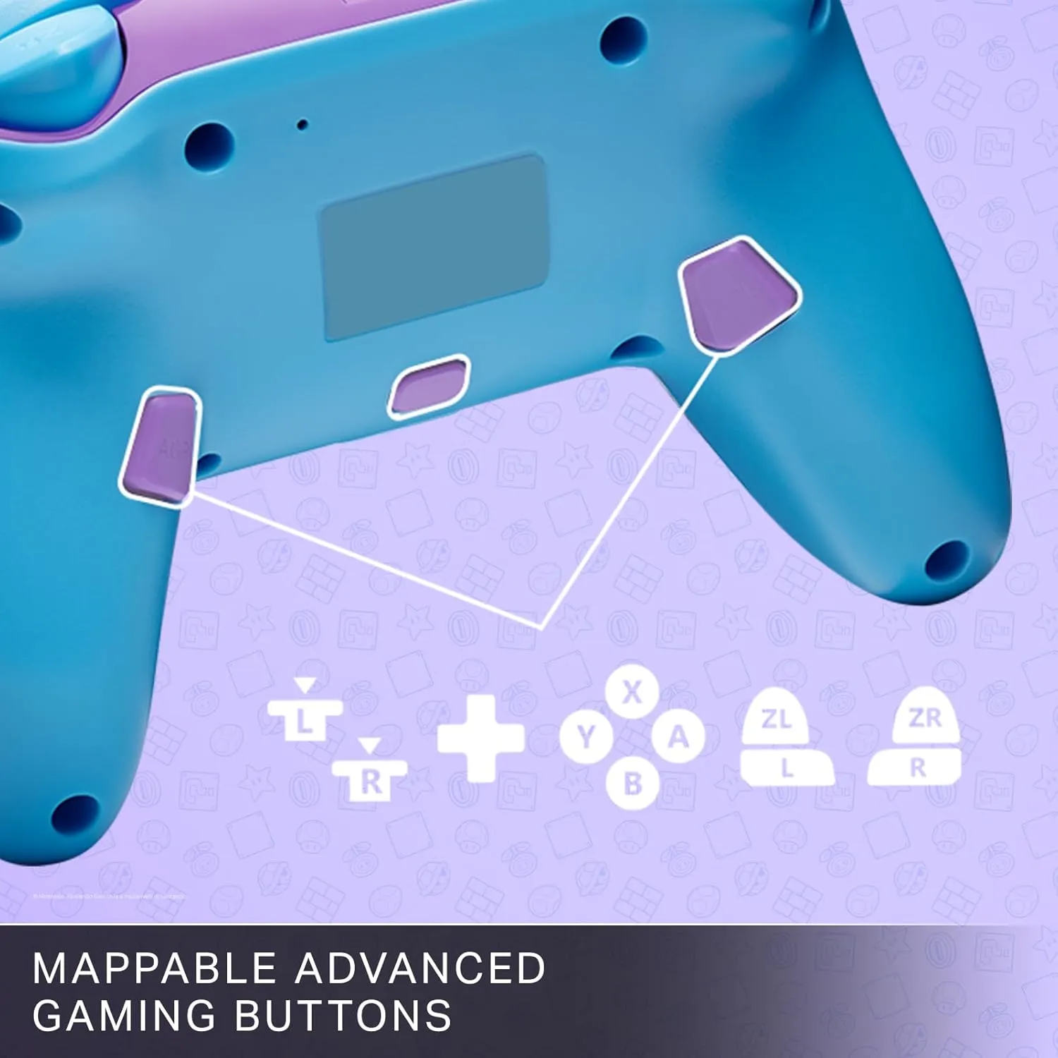 PowerA Enhanced Wireless Gamepad for Nintendo Switch - Color Splash Heroes, Switch OLED & Lite Compatible, Bluetooth Controller