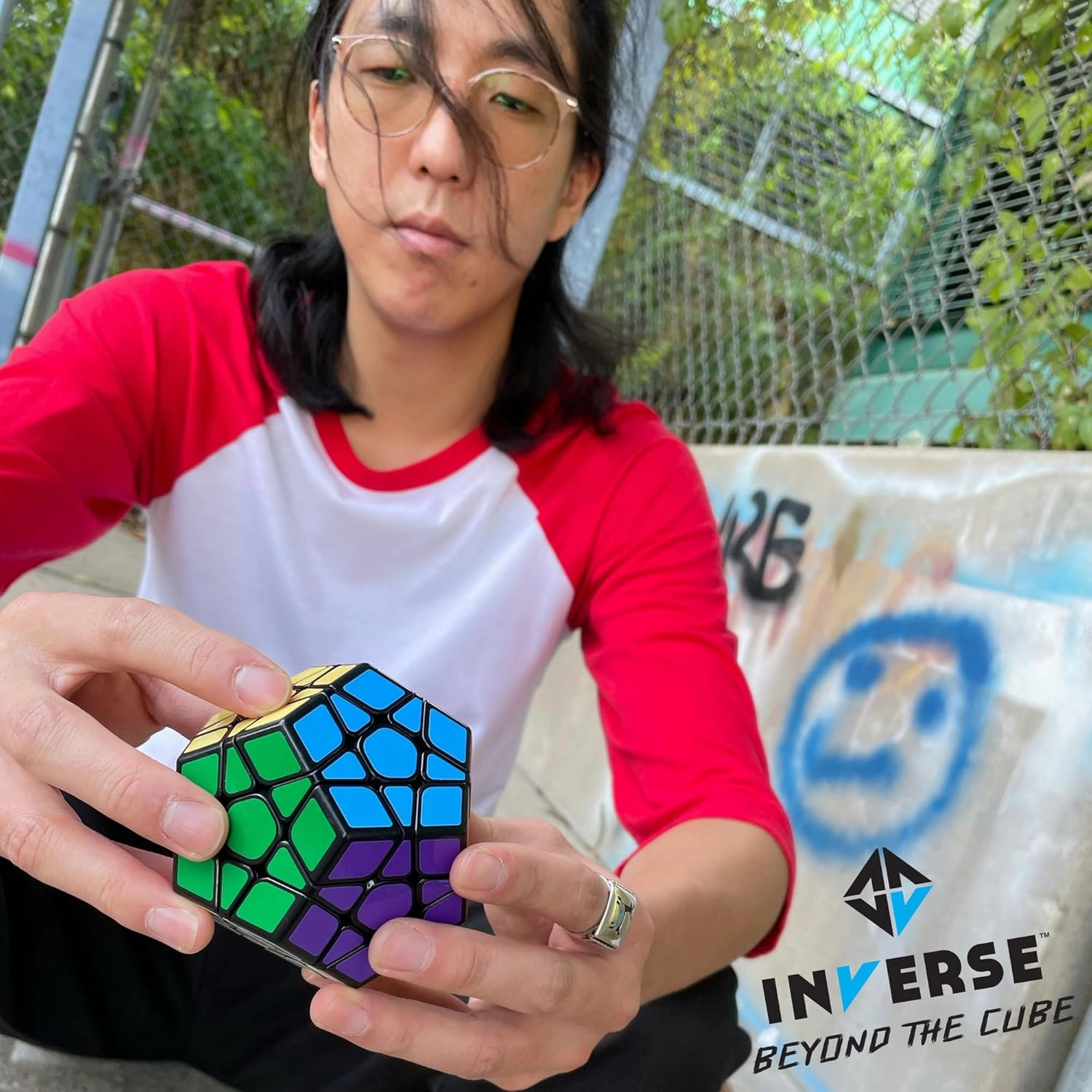 Project Genius | Inverse: Novalinx Twist & Solve Puzzle - Difficulty Level: Medium, 12- Sided Handheld Puzzle, Fun Décor & Gift Idea, Project Genius, Ages 8 