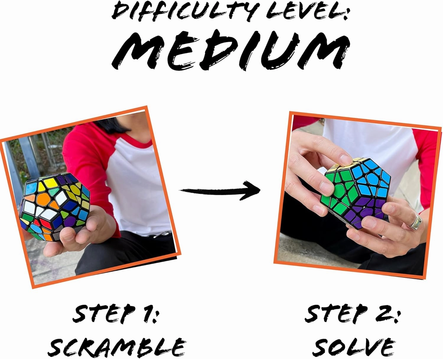 Project Genius | Inverse: Novalinx Twist & Solve Puzzle - Difficulty Level: Medium, 12- Sided Handheld Puzzle, Fun Décor & Gift Idea, Project Genius, Ages 8 