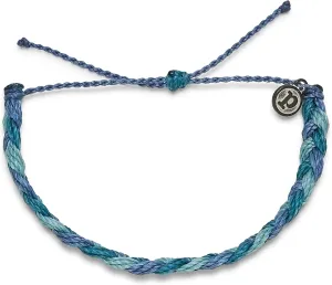 Pura Vida Bracelet Deep Sea Braided Bracelet - Adjustable Bracelet with Waterproof Band, String Bracelet for Women - Stackable Bracelets, Handmade Braceletss - One Size