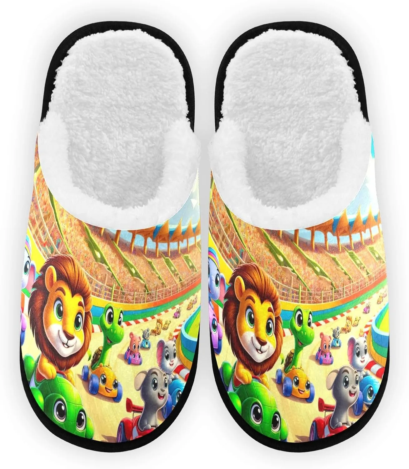Purple Spiral Galaxy Art Portable Soft Slippers for Women, Men's House Shoes, Travel Slippers Men 35-45