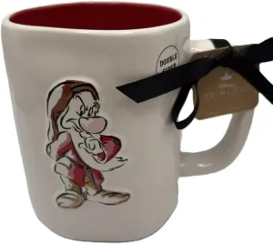 Rae Dunn x Disney Snow White Coffee Mug (Grumpy for Life)