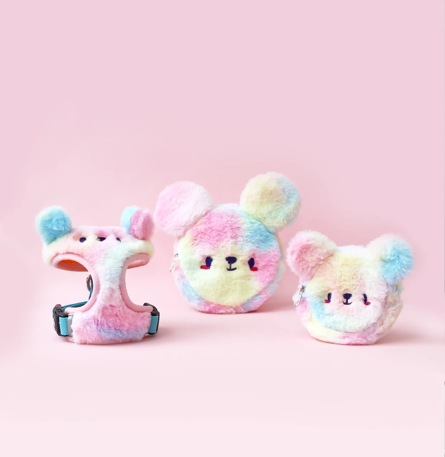 Rainbow-kuma bag •ᴥ• ふわふわクマ ✦EXTREMELY RARE✦