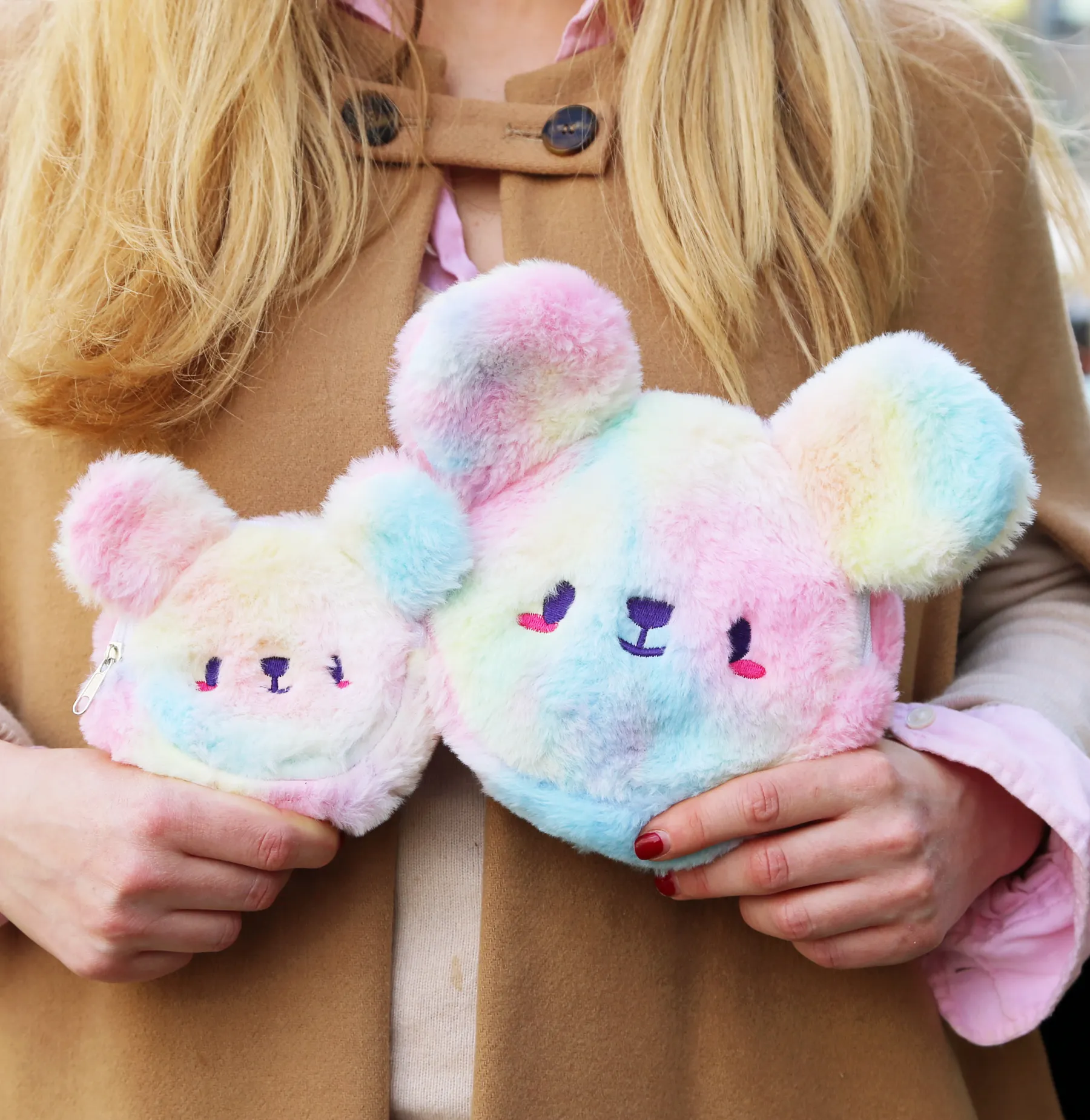Rainbow-kuma bag •ᴥ• ふわふわクマ ✦EXTREMELY RARE✦