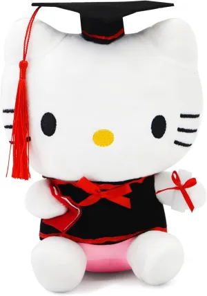 RELIGES 7.8'' Graduation Plush Stuffed Animal Toy - Soft Graduate Bear Doll for Kids & Adults, Graduation Party Decorations, Unique Keepsake Gift for Graduates & Fans(White)