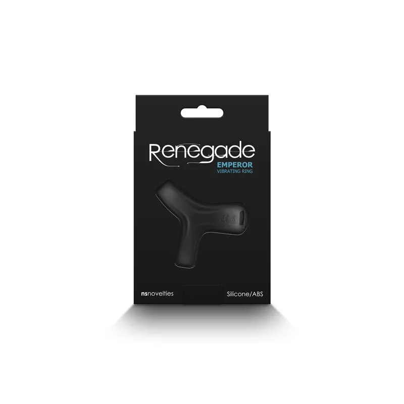 Renegade Emperor Vibrating Ring - Black