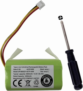 Replacement Battery for iHome AutoVac iHRV2-BLK, iHRV4-GRY/Kenmore 31510 /LIECTROUX C30B /Midea M4 Robot Vacuum Cleaner
