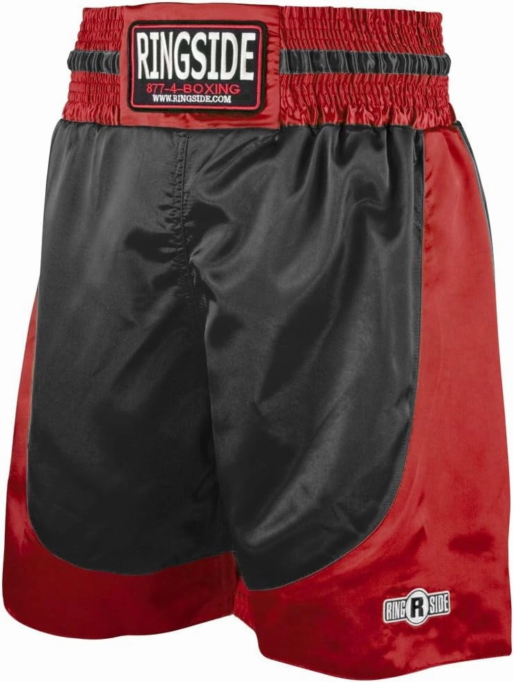 Ringside Pro-Style Boxing Trunks, Satin Shorts for Men and Women, Ideal for Boxing, MMA, Muay Thai