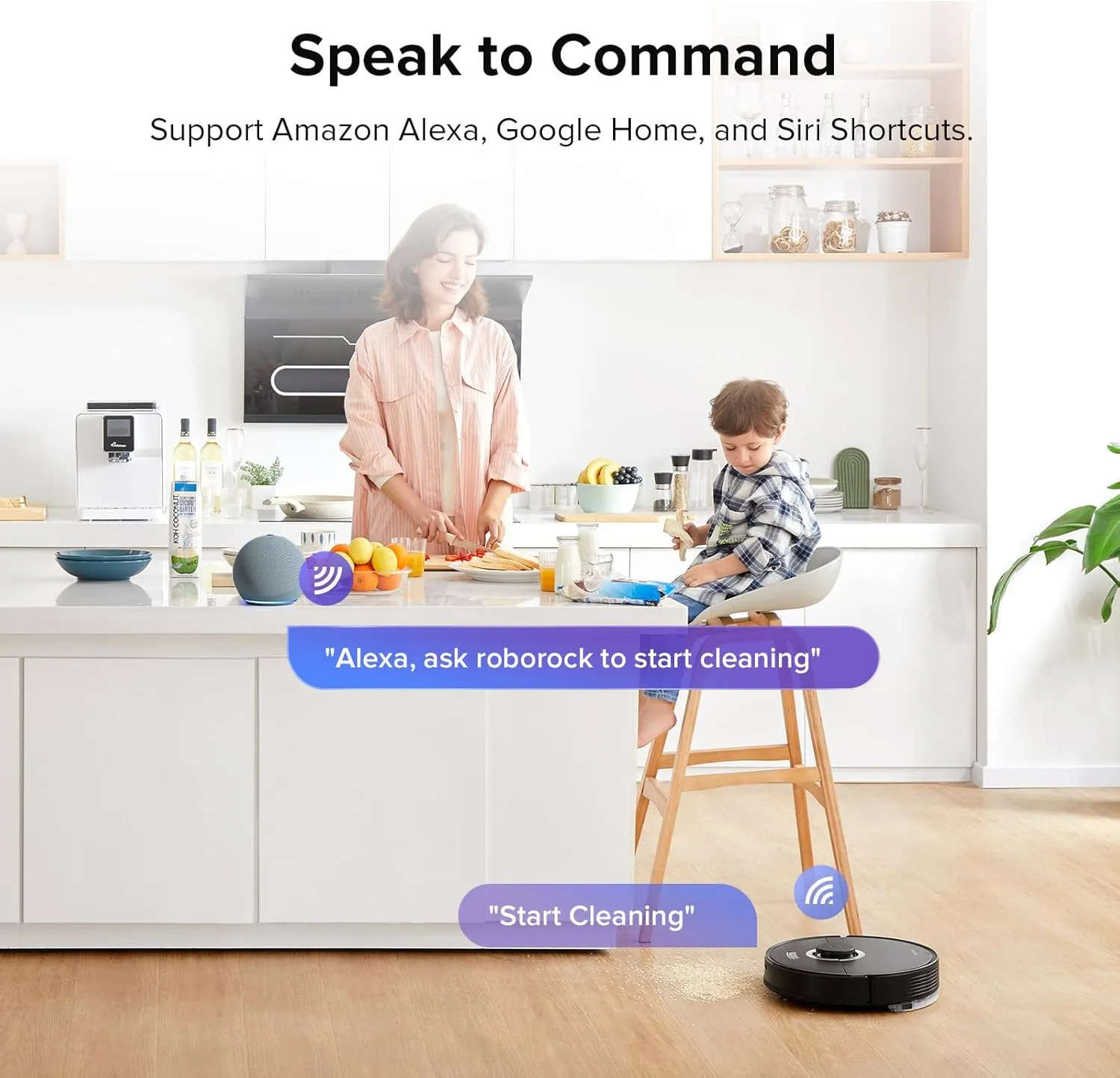 roborock Q7 Max Robot Vacuum and Mop, 30-Level Adjustable Water Flow, 4200Pa Suction, PreciSense LiDAR Navigation, No-Go Zone, No-Mop Zone, 3D Mapping, App & Voice Control, Ideal for Pet Hair
