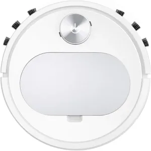 Robot Vacuum Cleaner, Sweeping and Mopping 2 in 1, APP Control, Slim Quiet Smart Robotic Vacuums for Low-Pile Carpets, Hard Floors and Pet Hair,Gold (Silver)