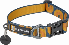 Ruffwear, Crag Dog Collar, Reflective and Comfortable Collar for Everyday Use, Canyon Oxbow, 14"-20"