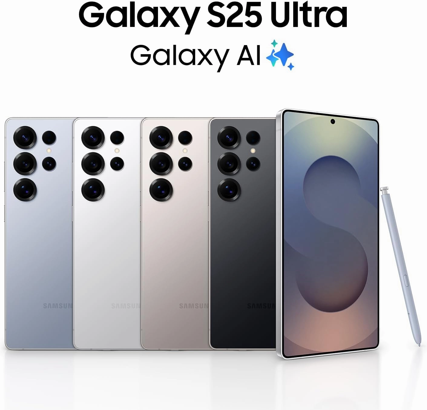 SAMSUNG Galaxy S25 Ultra Cell Phone, 512GB AI Smartphone, Unlocked Android, AI Camera, Fast Processor, Long Battery Life, 2025, US 1 Yr Manufacturer Warranty, Titanium Gray
