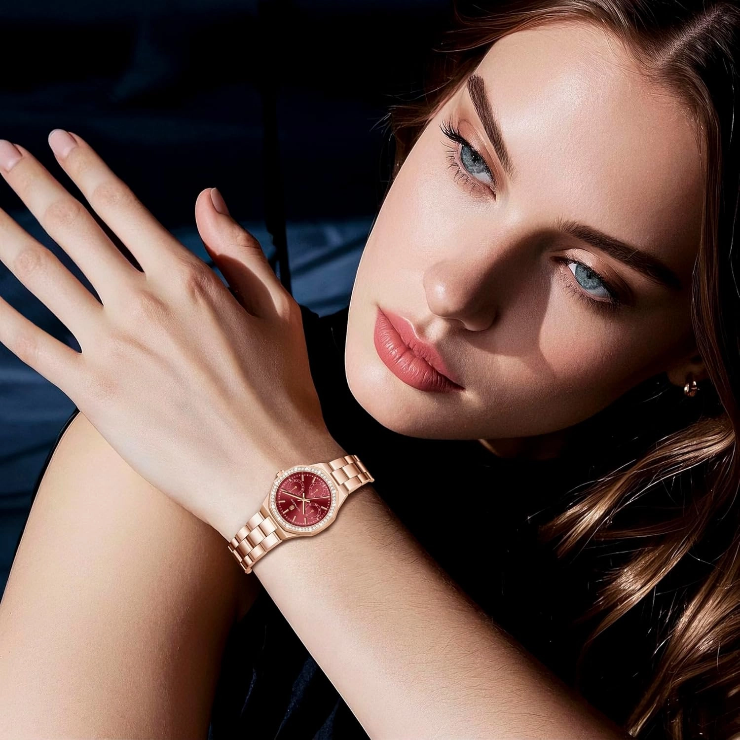 SAPPHERO Watches for Women Luxury Ladies Watches Women's Bracelet Watch Small Stainless Steel Analog 3ATM Waterproof Wrist Watch for Women