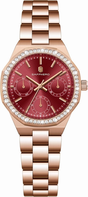 SAPPHERO Watches for Women Luxury Ladies Watches Women's Bracelet Watch Small Stainless Steel Analog 3ATM Waterproof Wrist Watch for Women