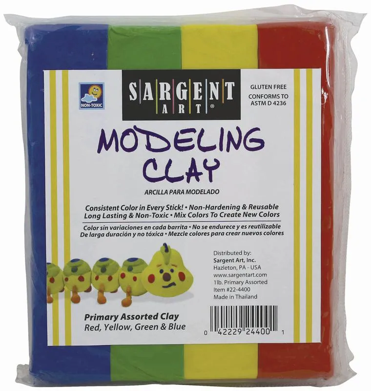 Sargent Art® Modeling Clay Primary Colors (discontinued)