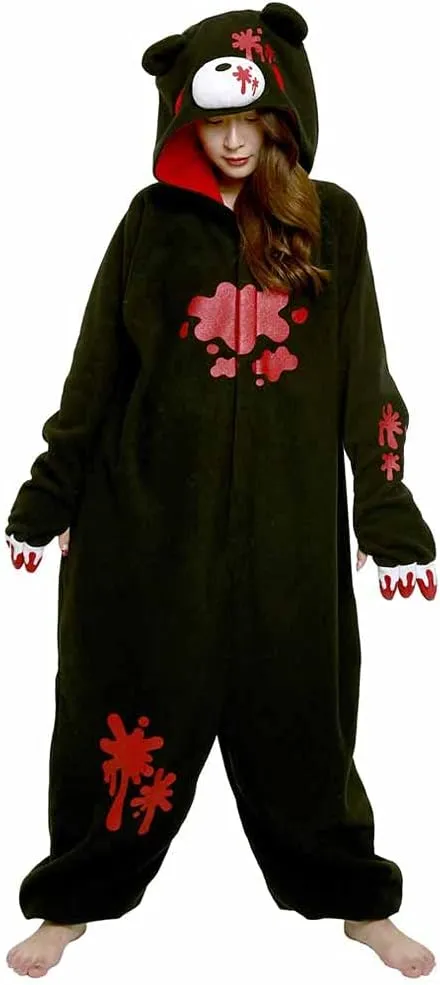 SAZAC Gloomy Bear Kigurumi - Onesie Jumpsuit Halloween Costume