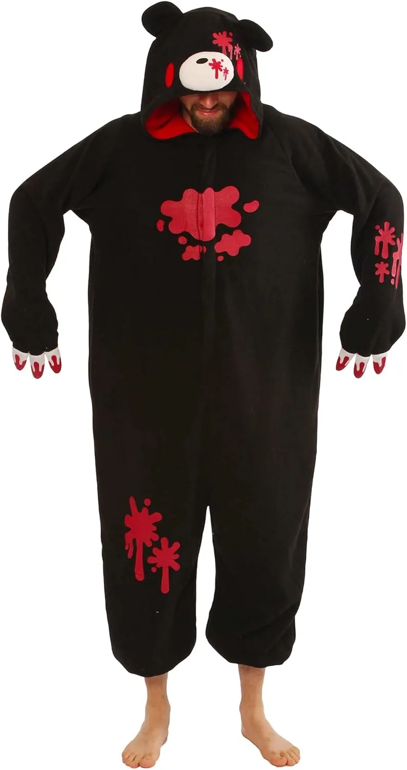 SAZAC Gloomy Bear Kigurumi - Onesie Jumpsuit Halloween Costume