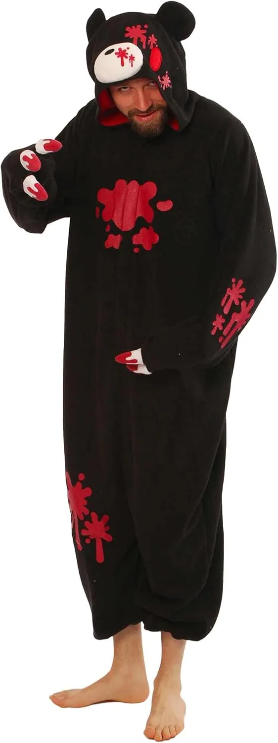 SAZAC Gloomy Bear Kigurumi - Onesie Jumpsuit Halloween Costume