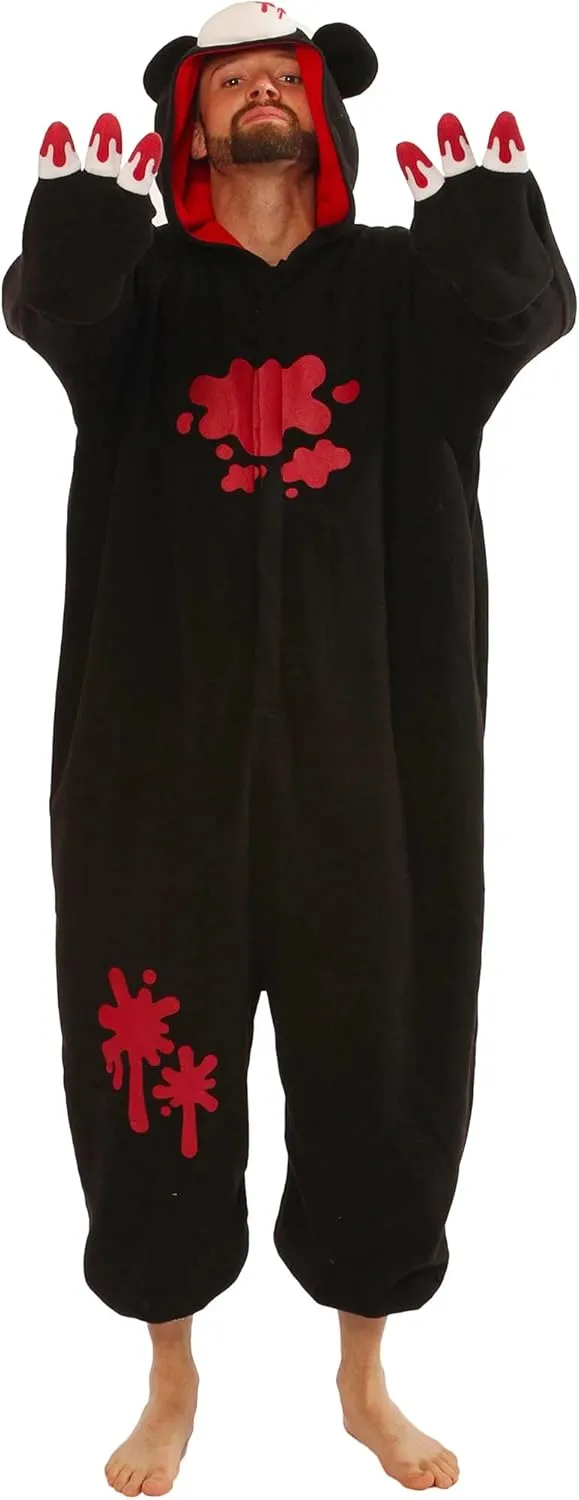 SAZAC Gloomy Bear Kigurumi - Onesie Jumpsuit Halloween Costume