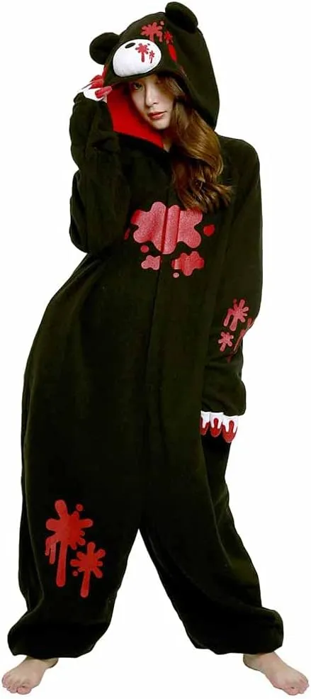 SAZAC Gloomy Bear Kigurumi - Onesie Jumpsuit Halloween Costume