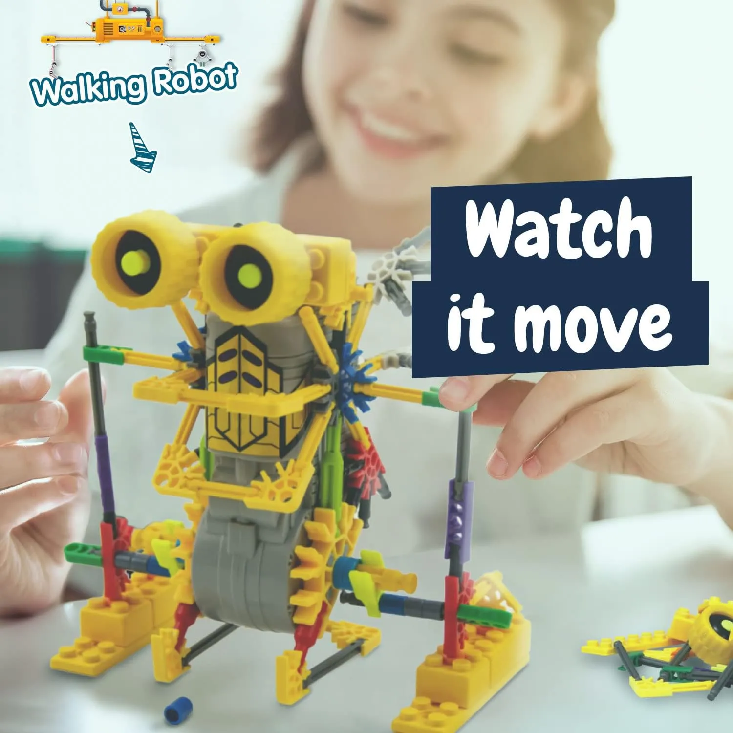 Science4you - Betabot Robot Building Kit for Kids 8-14 Years - Build Your Own Robot with This Construction Kit, Robotics Kit with 126 Pieces, Educational Toys for 8 Year Olds, Stem Toys Age 8 