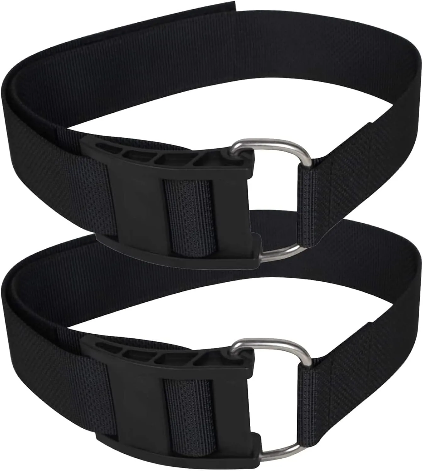 Scuba Diving BCD Tank Band, Adjustable and Durable Dive Tank Strap with Cam Buckles and Non-Slip Pads for Underwater Diving, 2 Pack
