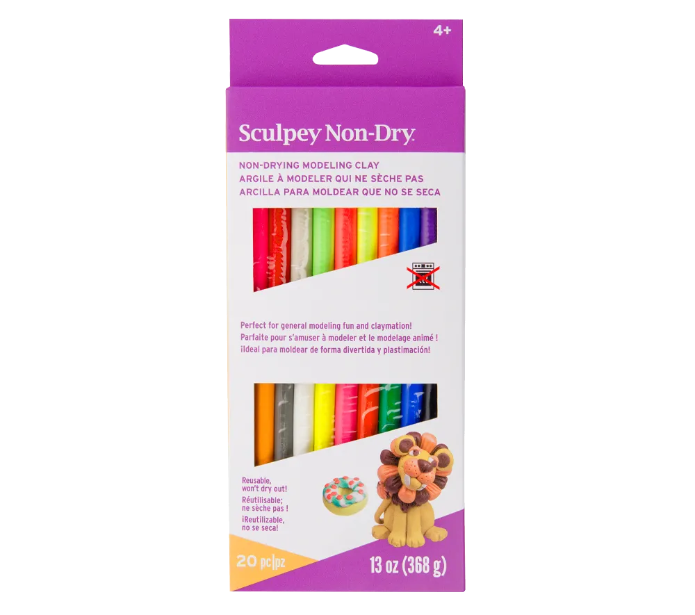 Sculpey Non-Dry™ Modeling Clay Color Sampler 20 pc