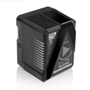 SHAPE Full Play Rechargeable Battery 270 Wh V-Mount
